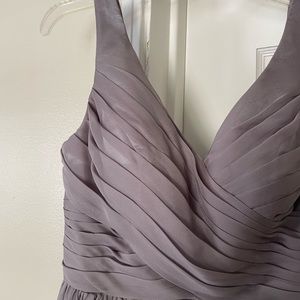 Dusty purple/mauve bridesmaid dress